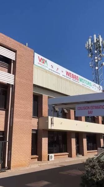 Webbs Motors workshop premises in Gaborone